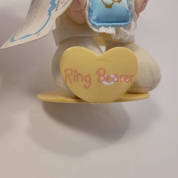 Precious Moments NWT 1990 Soft Ring Bearer Doll With Stand - Picture 2 of 7